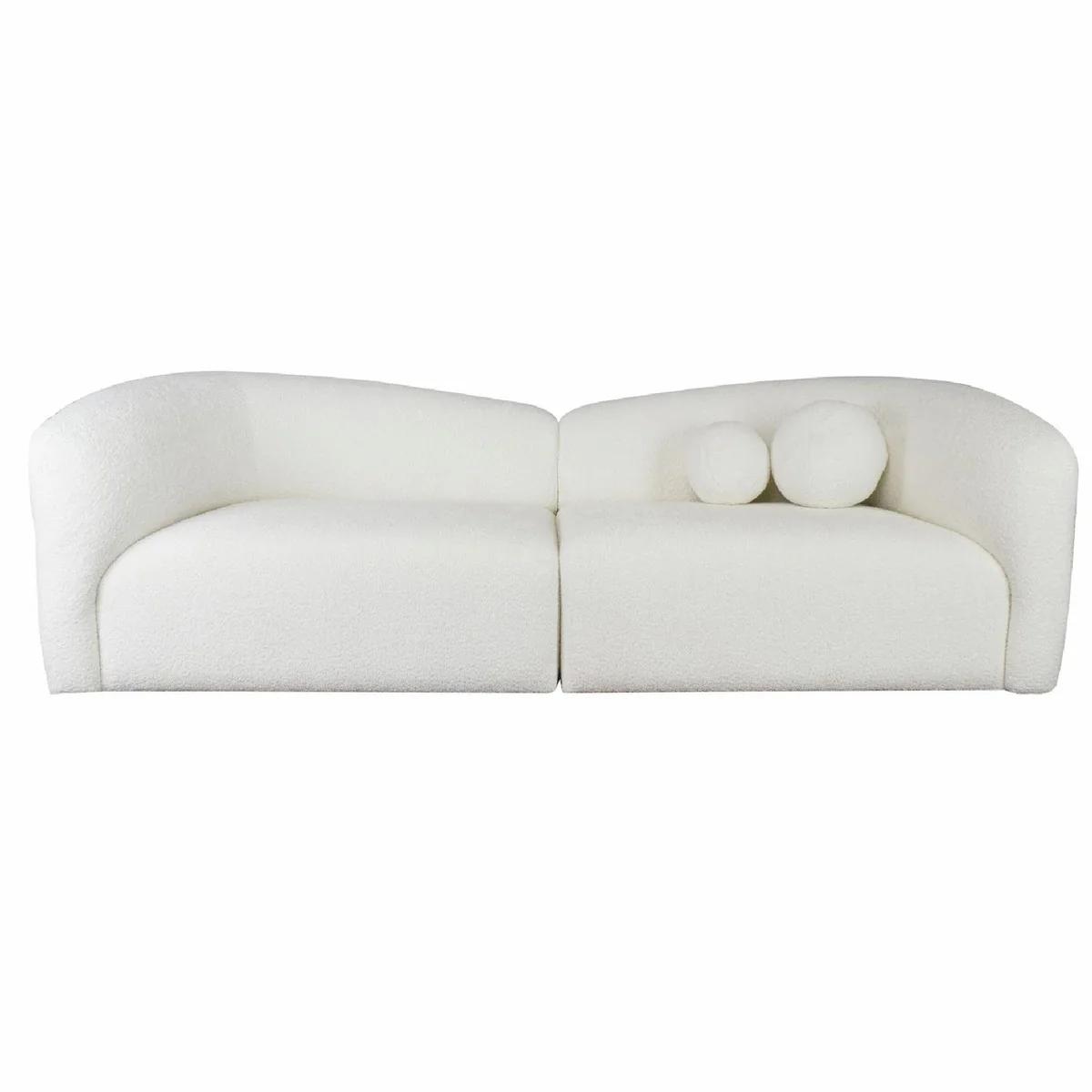 Luxury Sofa White 235 cm - Modular Living Room Sofa