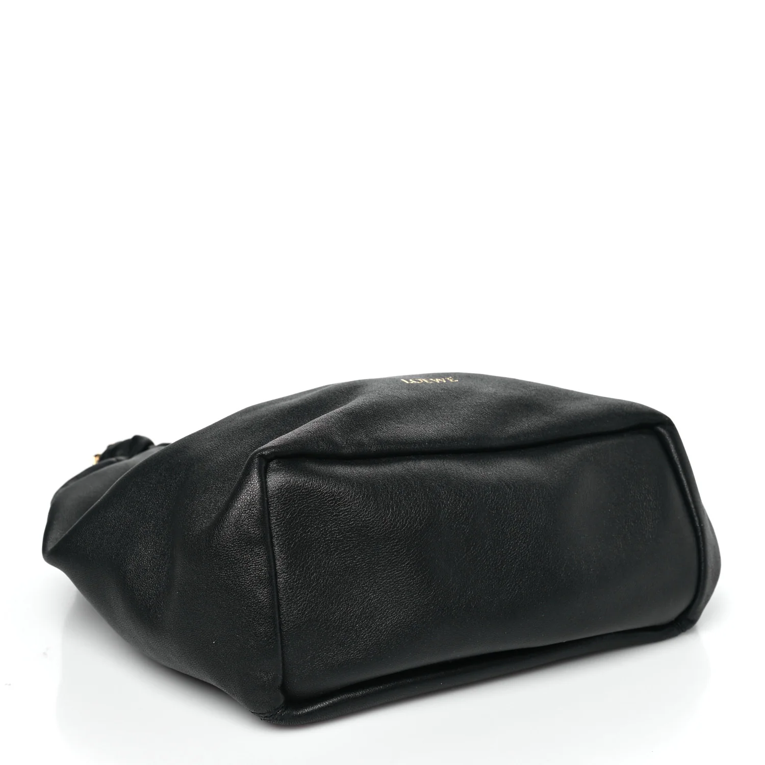 Nappa Small Squeeze Bag Black - Top Club