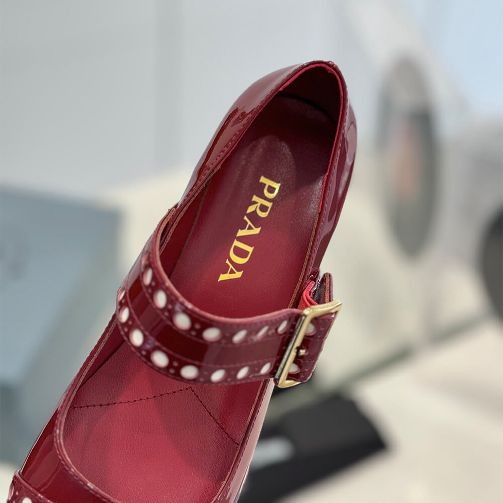 PRADA Patent leather Mary Jane pumps - Top Club