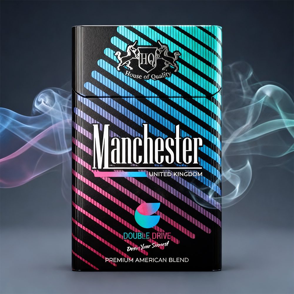 Manchester United Kingdom Double  Blueberry Mint 5mg Carton - RELX