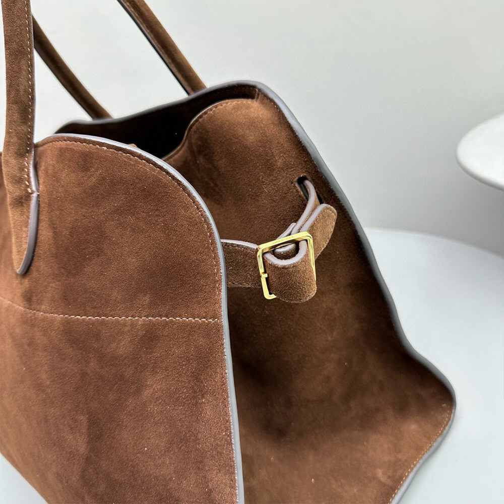 THE ROW  Soft Margaux 15 sued bag(High-end Grade) - Top Club