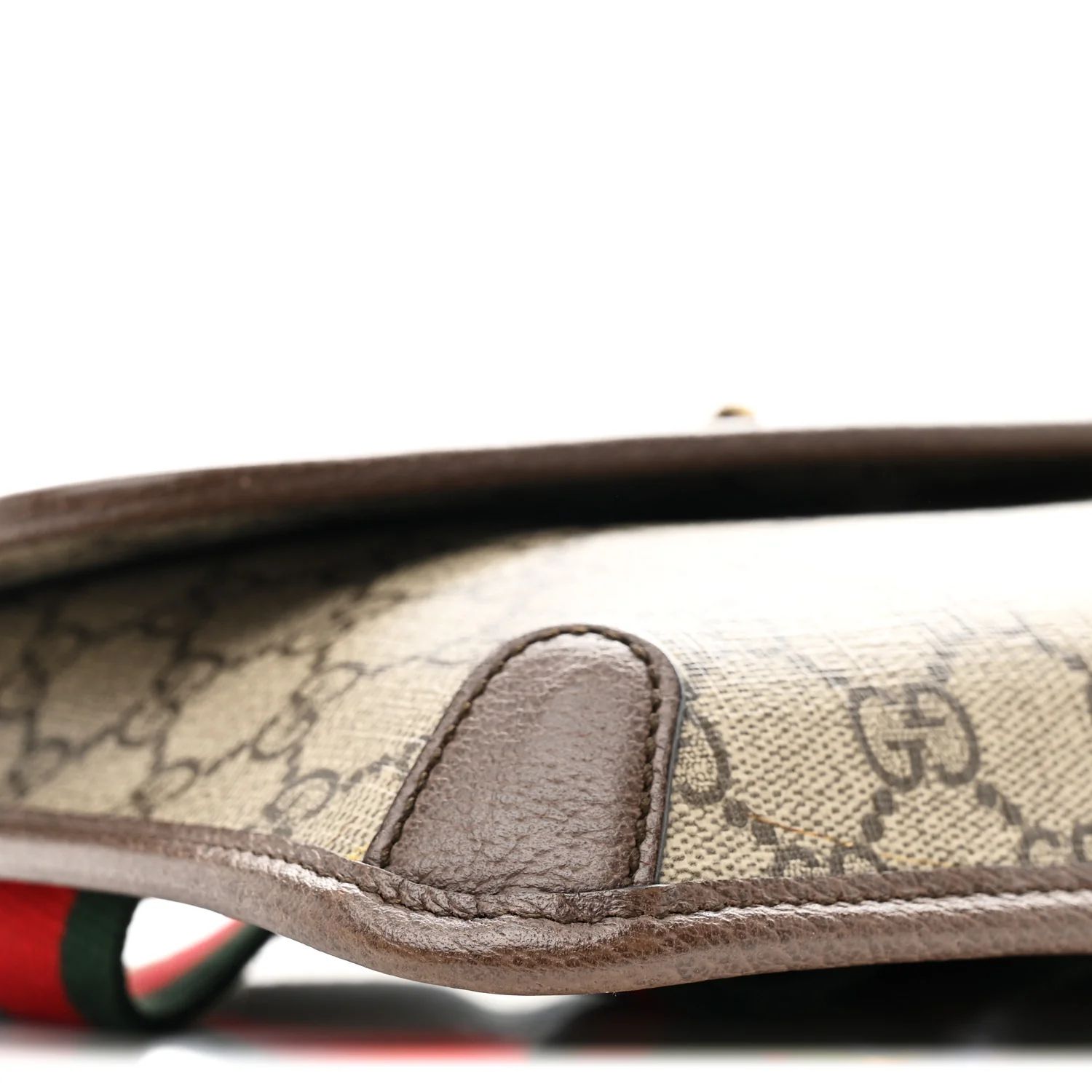 GG Supreme Monogram Neo Vintage Web Belt Bag Brown - Top Club