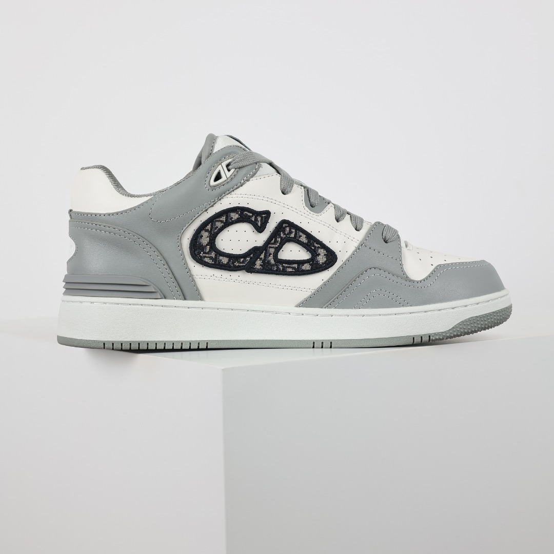 Dior 迪奥 B57  CD logo 低筒 休闲鞋 帆布鞋 运动鞋 板鞋 男鞋 女鞋 灰色 - Sneaker Replica Workshop
