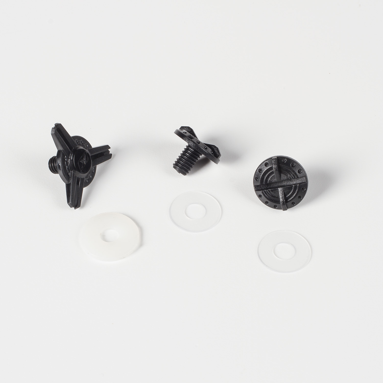F3 center and peak side screws with washers
