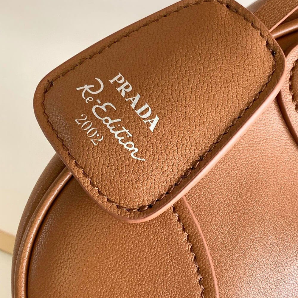 Prada Moon padded nappa-leather bag - Top Club