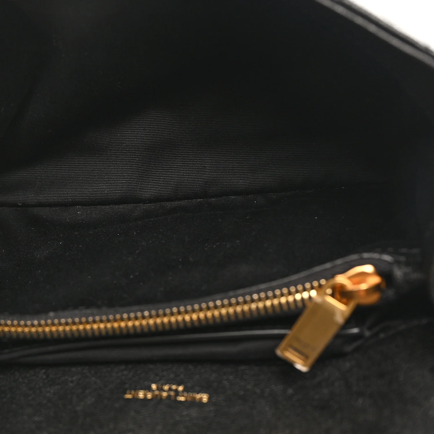 Sheepskin Matelasse Chevron Monogram Medium College Bag Black - Top Club