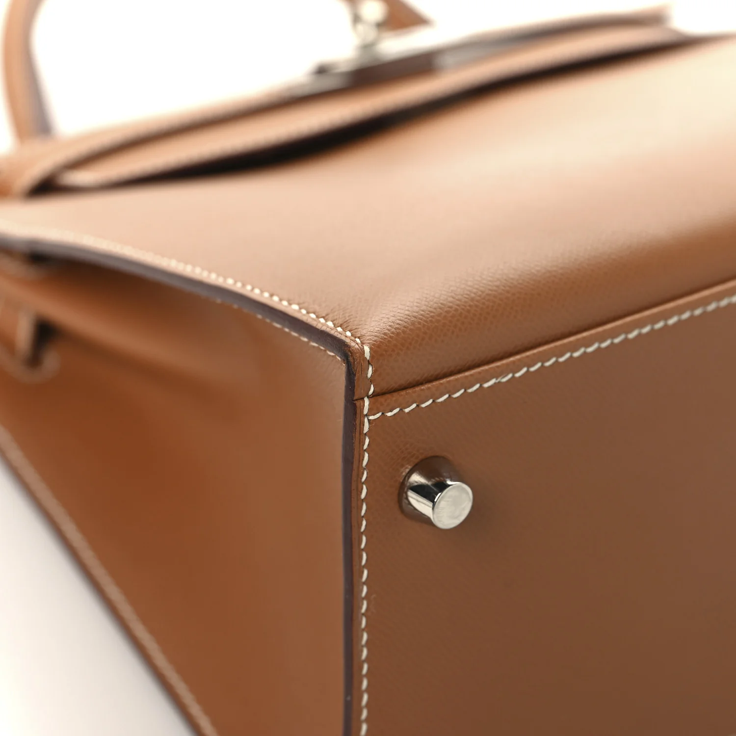 Madame Calfskin Kelly Sellier 28 Gold - Top Club
