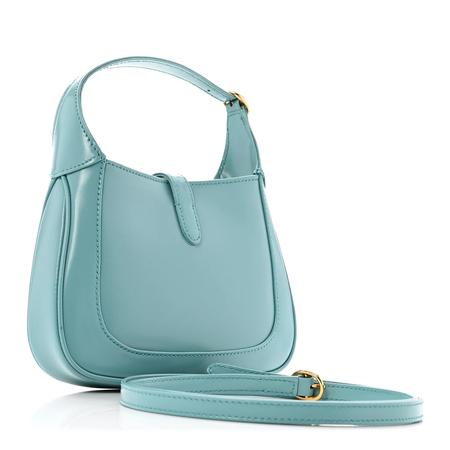 Boarded Dyana Lux Calfskin Mini Jackie 1961 Hobo Dusty Azure - Top Club