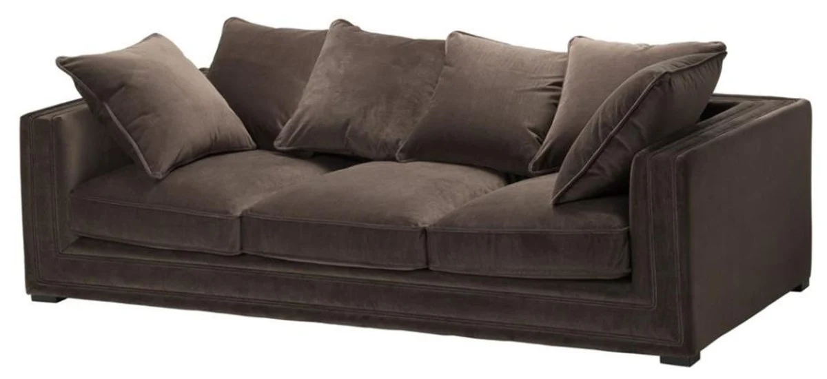 Luxury Designer 3 Seater Sofa Brown - Luxury Hotel Furniture