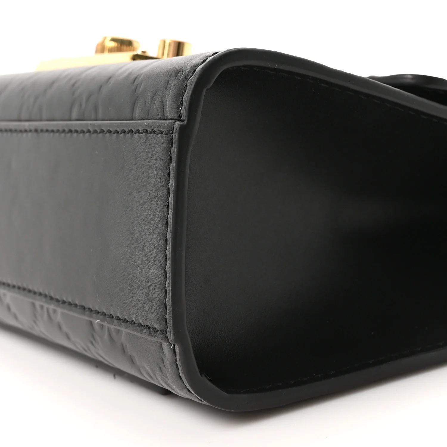 Guccissima Small Padlock Shoulder Bag Black - Top Club