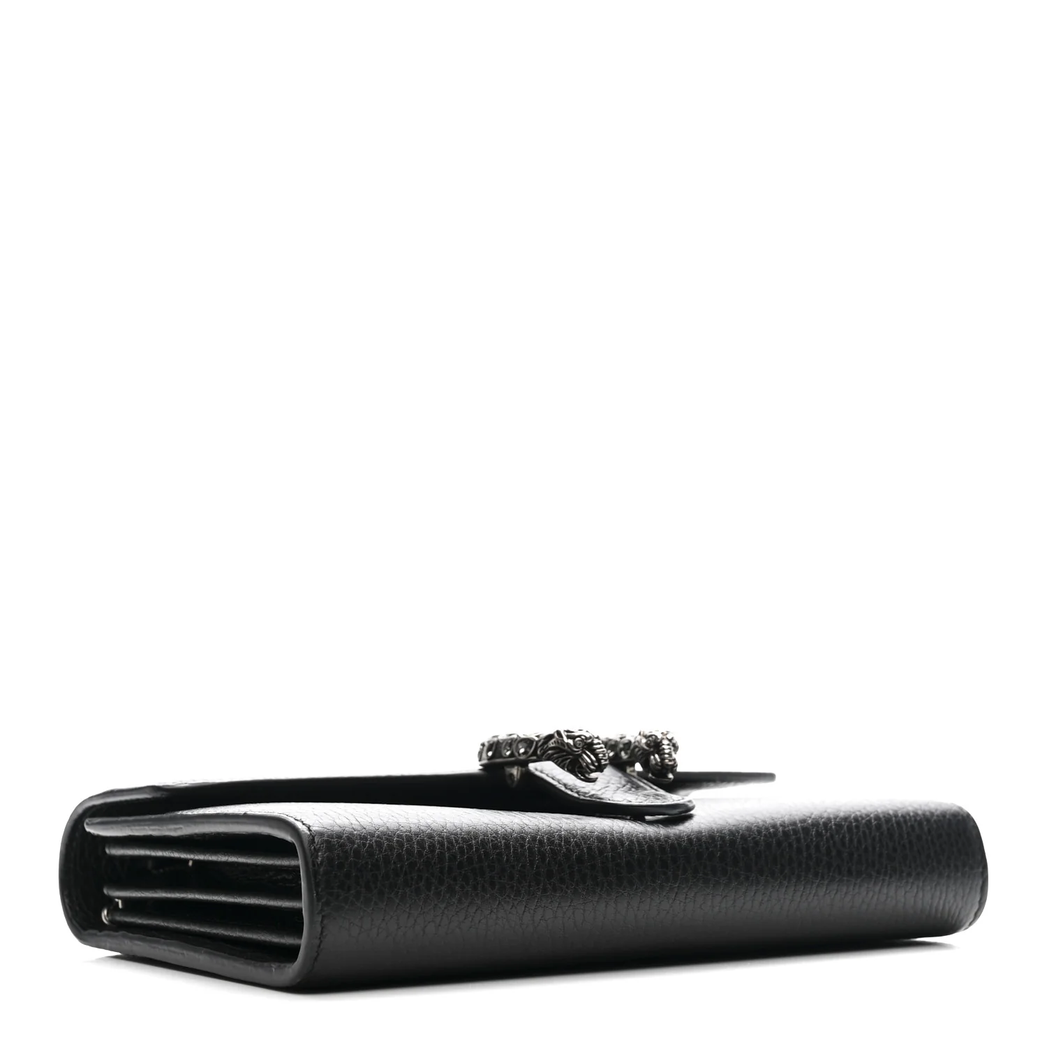Calfskin Mini Dionysus Chain Wallet Black - Top Club