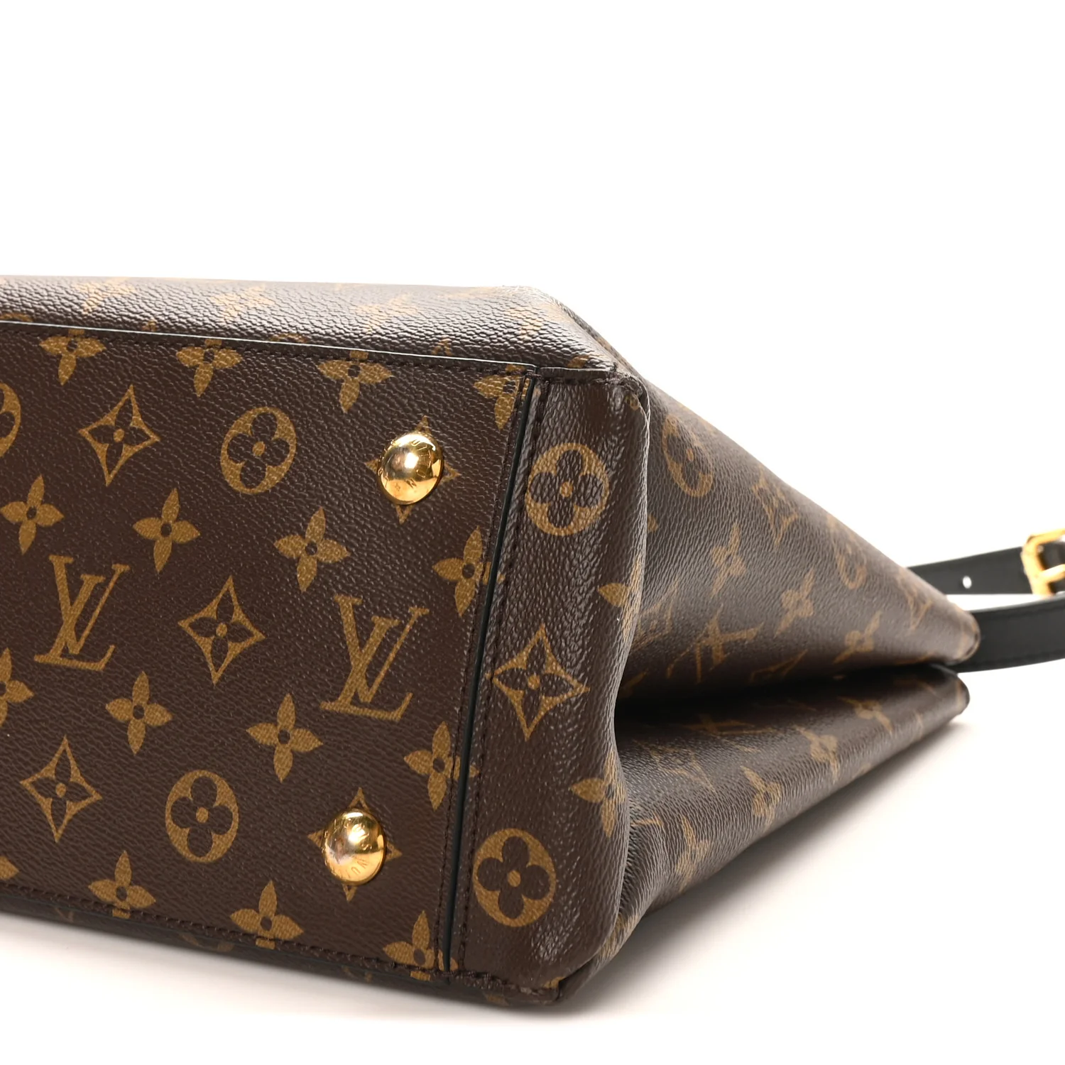 Monogram Flower Tote Black - Top Club