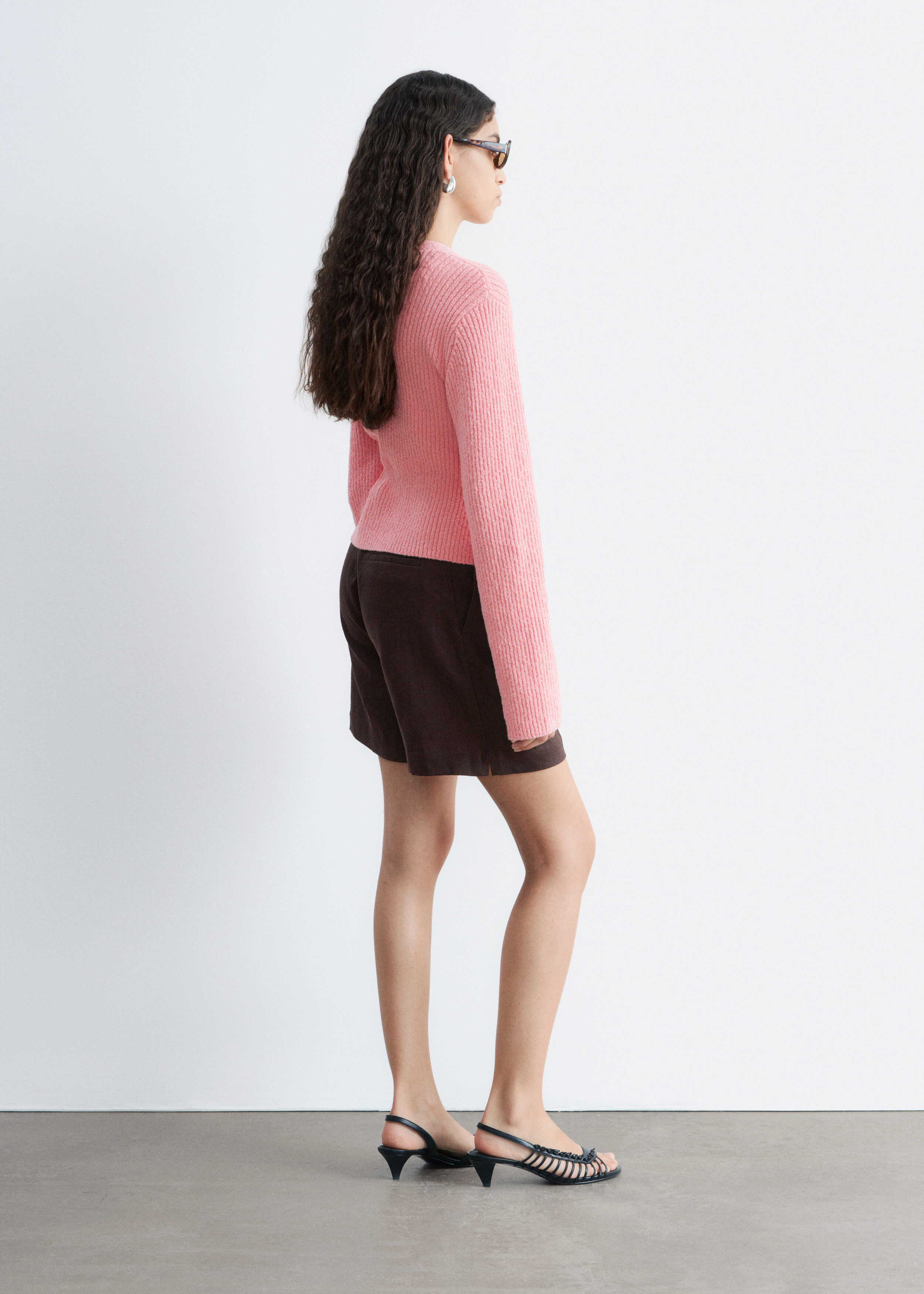 & Other Stories RIBBED COTTON CARDIGAN