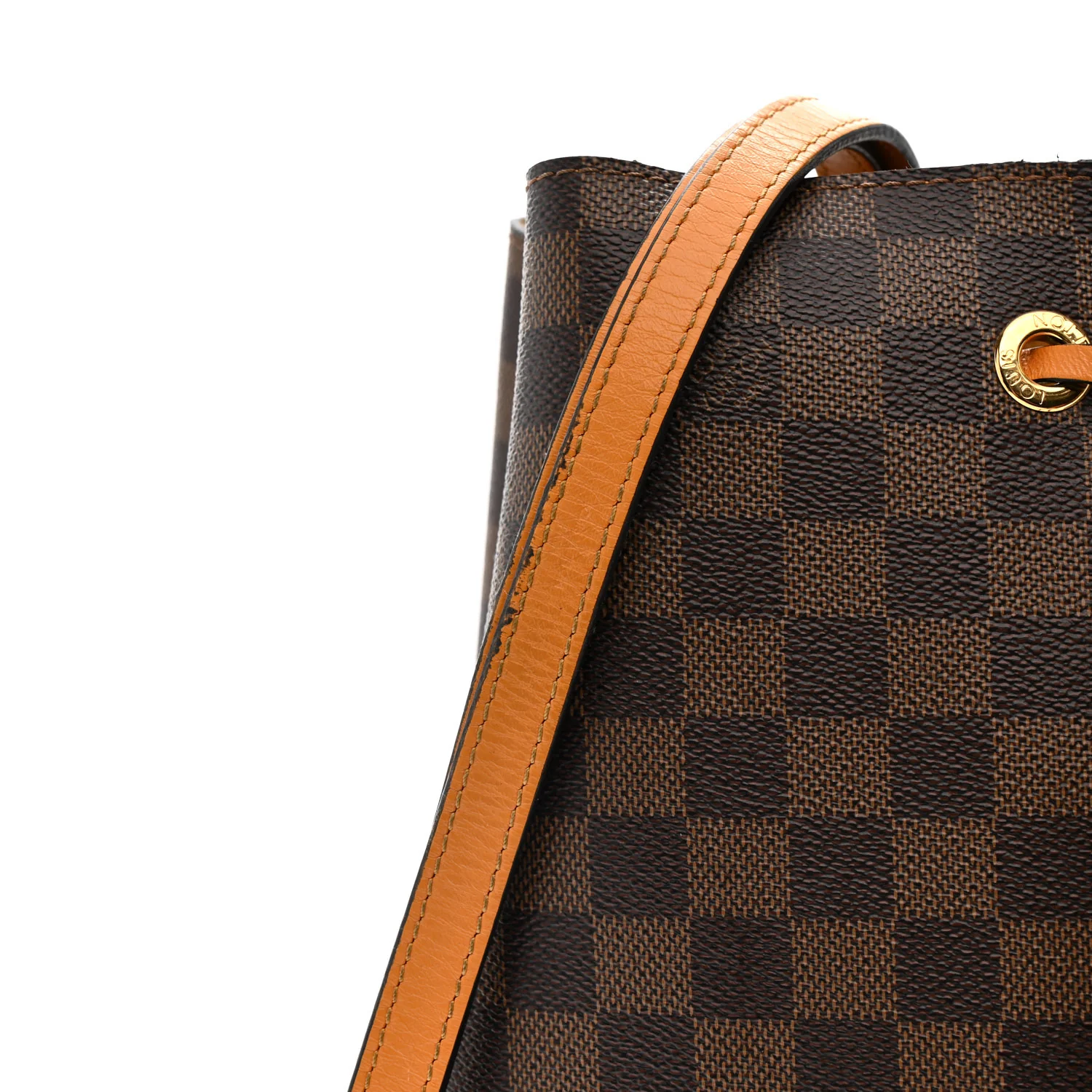 Damier Ebene Neonoe MM Safran - Top Club