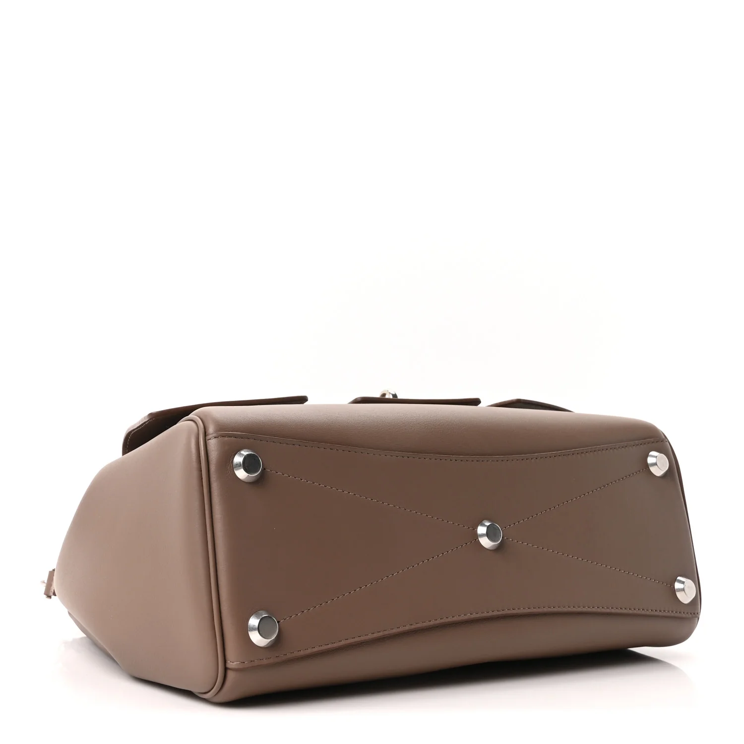Smooth Calfskin Small Bel Air Carry All Bag Taupe - Top Club