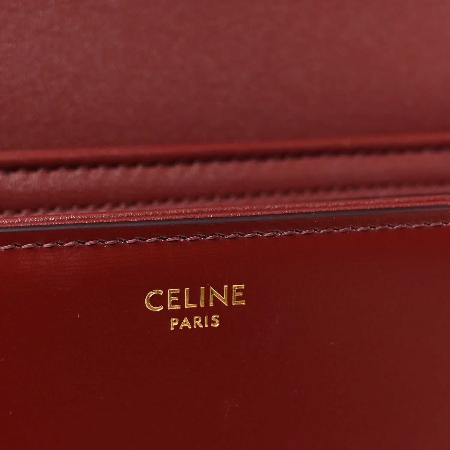Shiny Calfskin Teen Triomphe Light Burgundy - Top Club