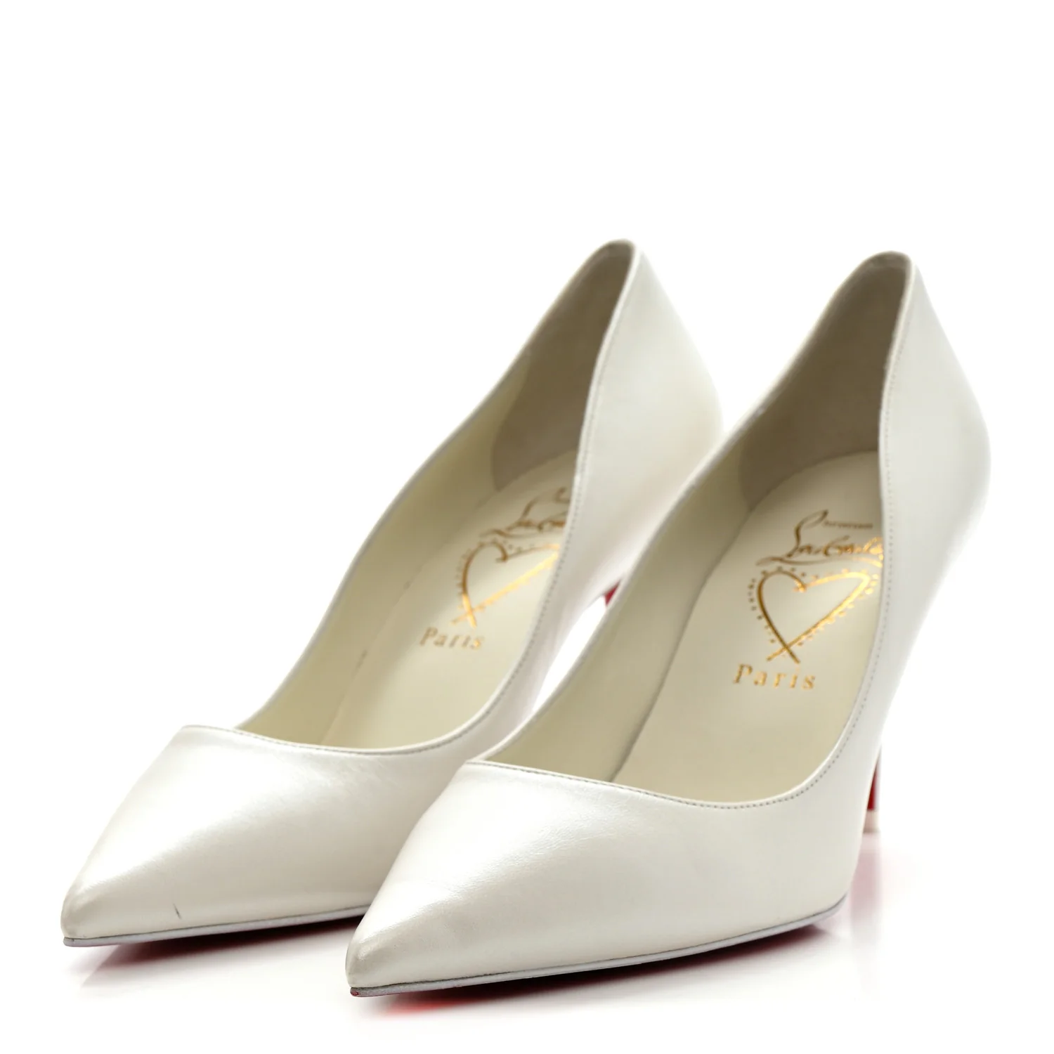 Pearlescent Nappa Miss Z 80 Pumps 38 Bianco - Top Club