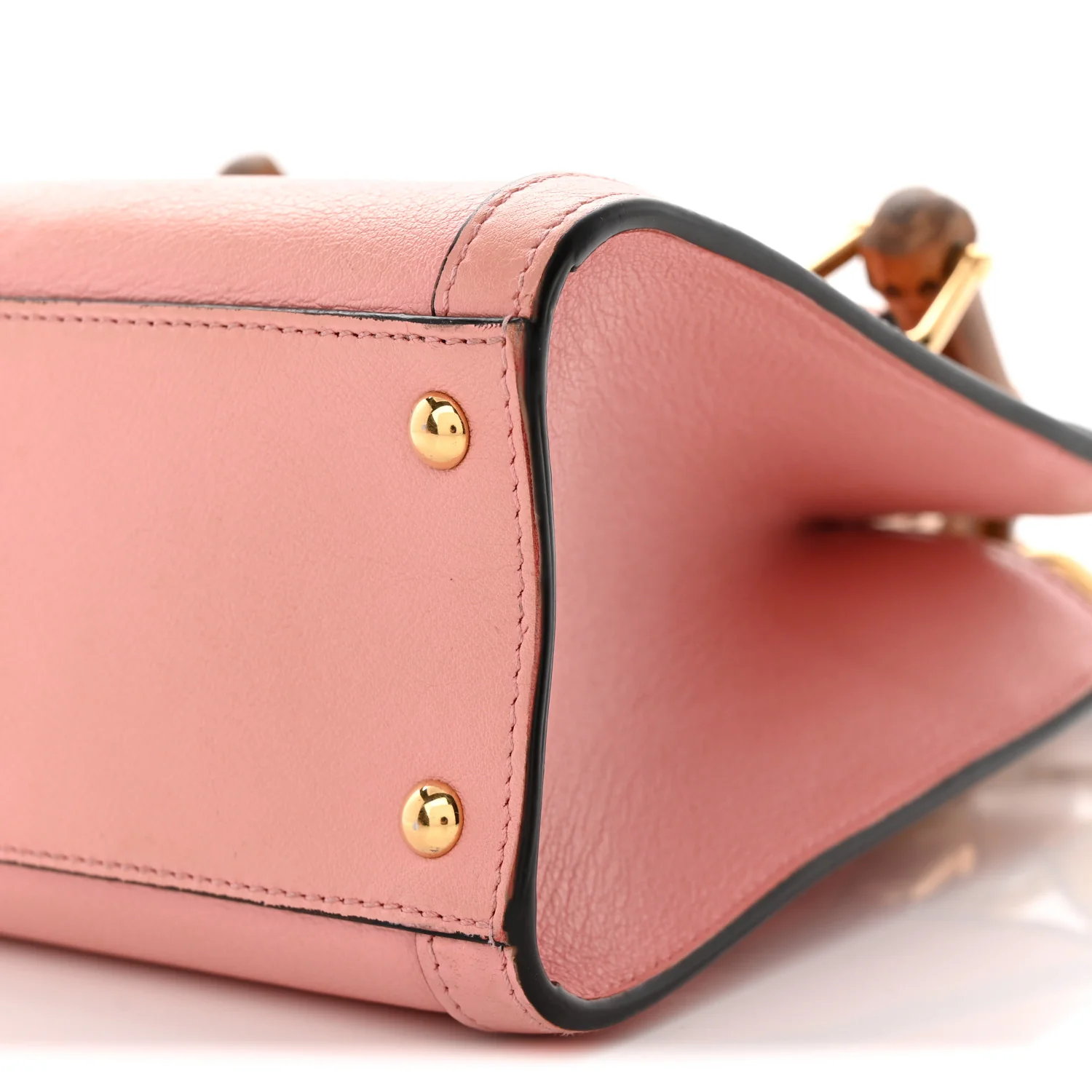 Wonka Grain Calfskin Mini Diana Tote Bag Wild Rose Fuxia Fluo - Top Club