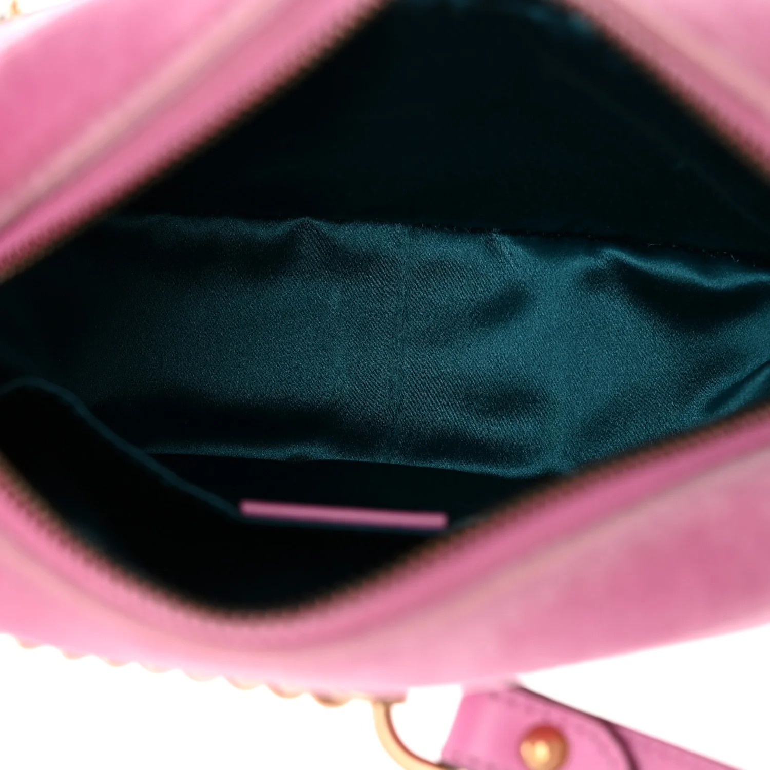 Velvet Matelasse Marquise Crystals Mini GG Marmont Chain Shoulder Bag Malva - Top Club