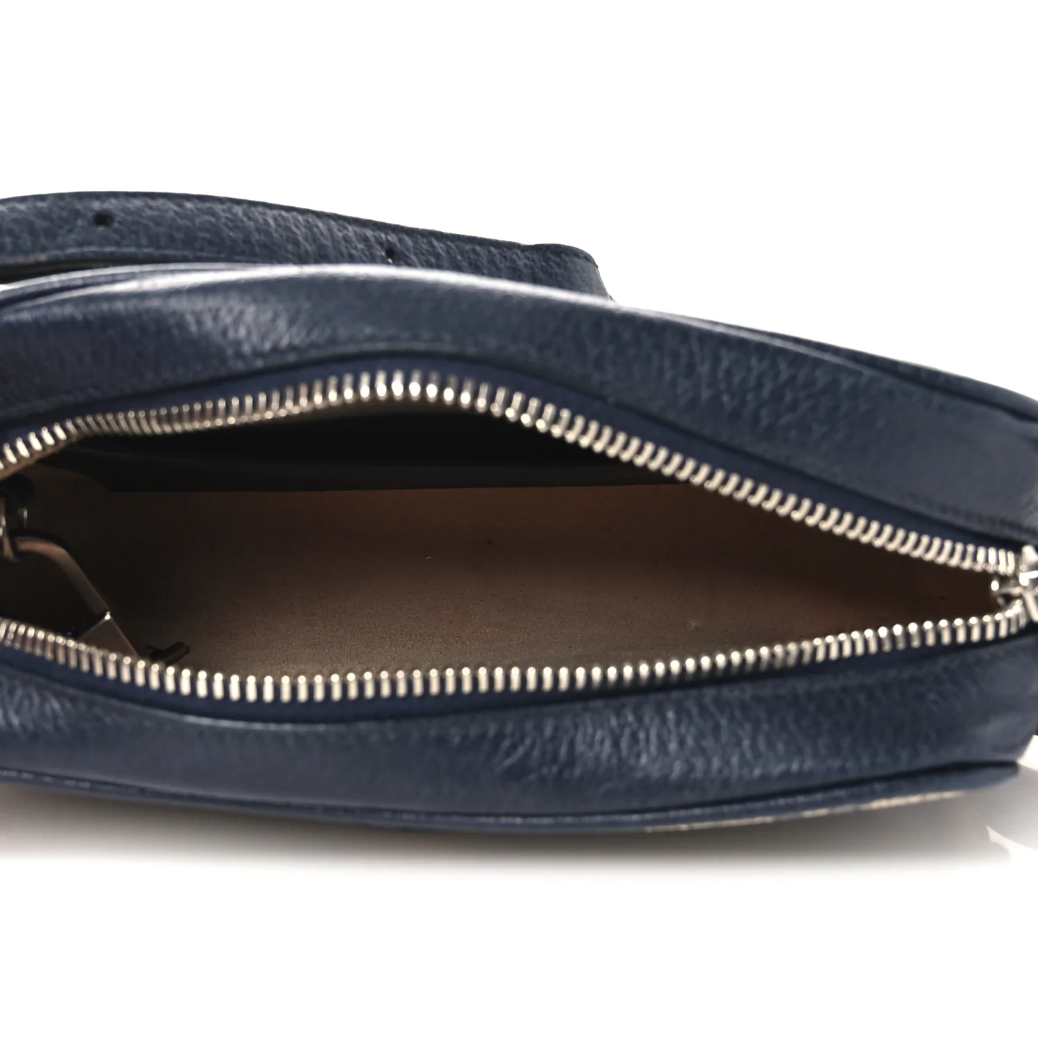 GG Supreme Monogram Textured Dollar Calfskin Web Mini Ophidia Shoulder Bag Beige Blue - Top Club