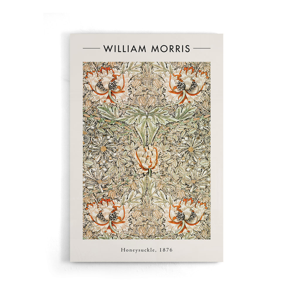 Walljar plexiglas schilderij - William Morris - Honeysuckle II Plexiglas schilderij - 150 x 225 cm