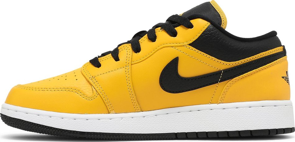 Air Jordan 1 Low GS  University Gold Black  553560-700 - Sneaker Replica Workshop
