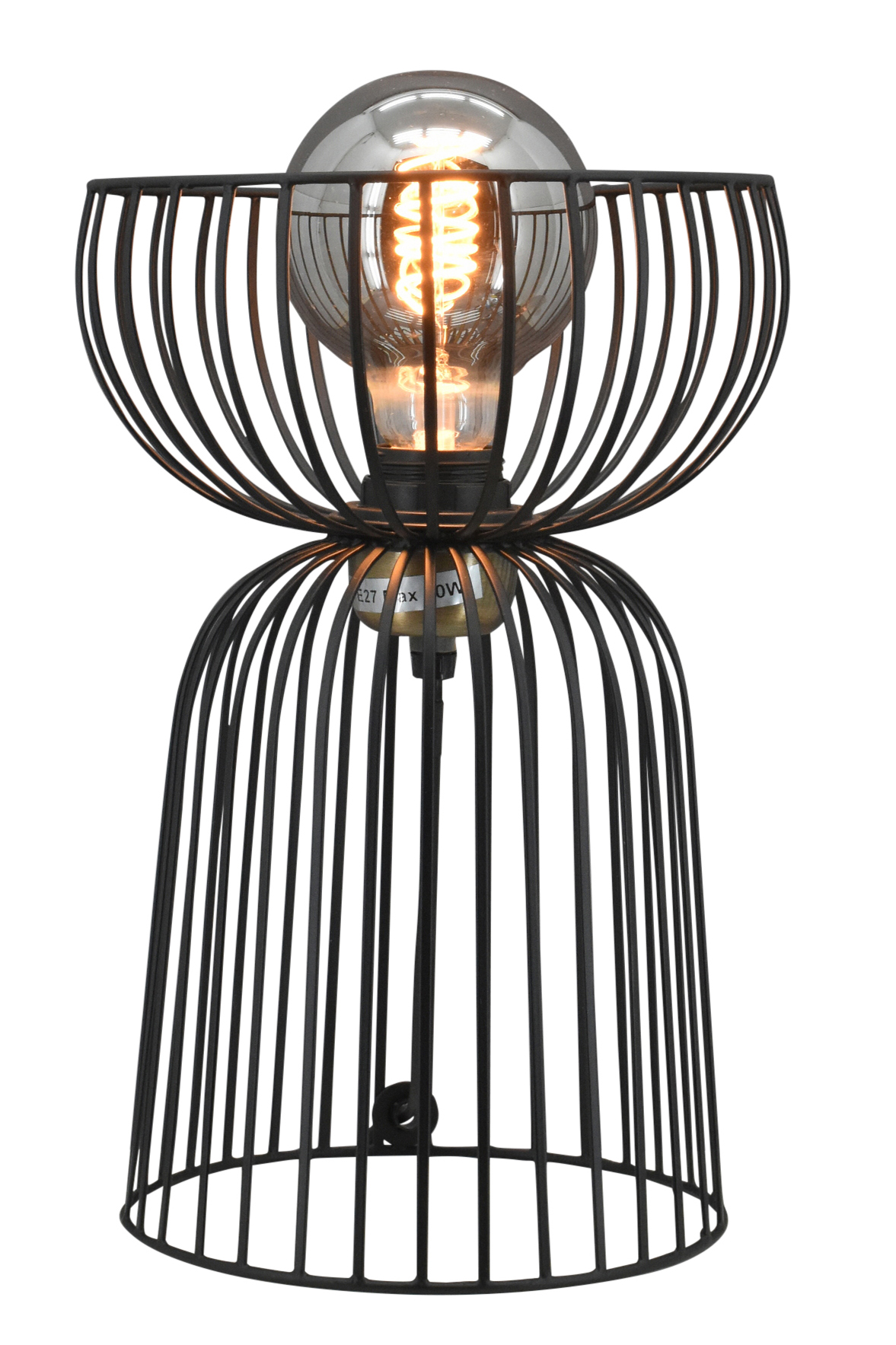 Tafellamp Bari black/bronze