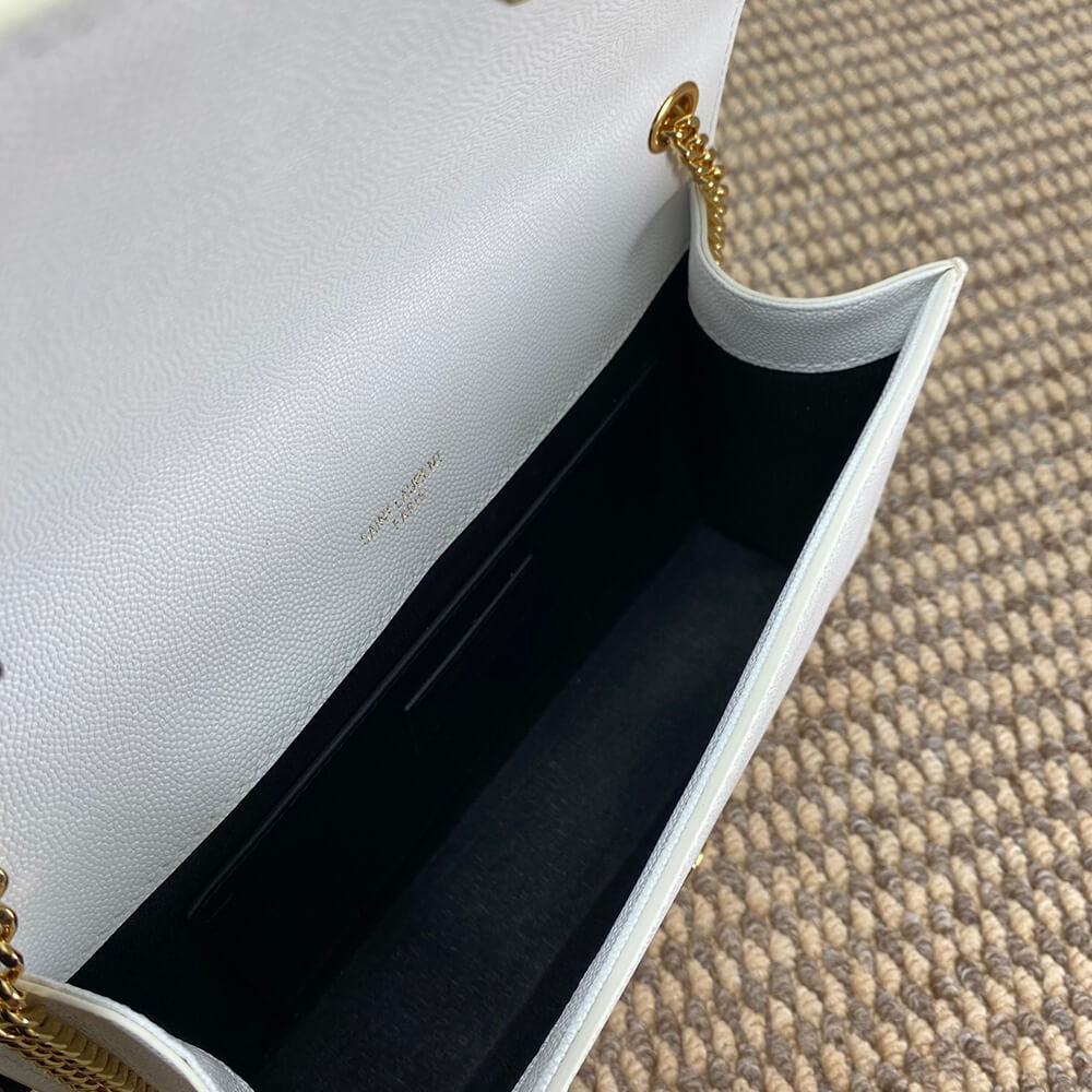 YSL kate medium in grain de poudre embossed leather - Top Club