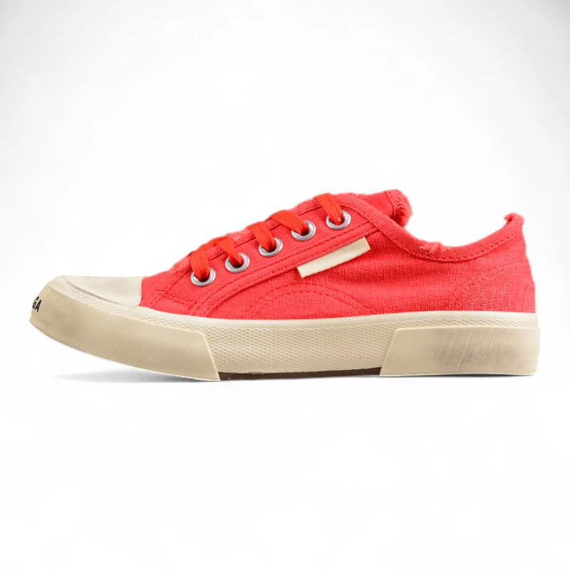 Balenciaga Paris Low Top Canvas Sneaker – Pre-Distressed - Sneaker Replica Workshop