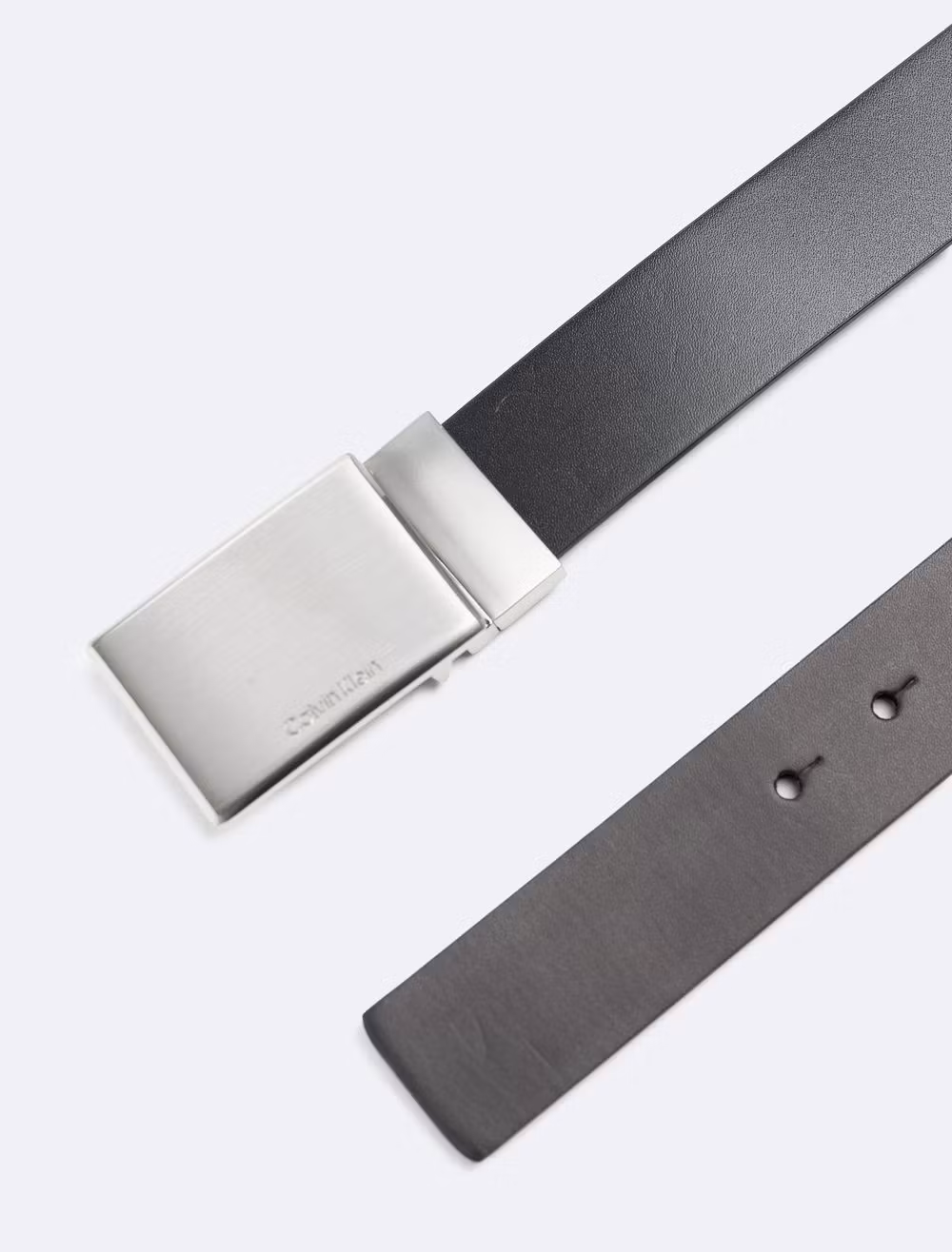 COACH Boys Metal Plaque Belt