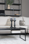 Salontafel Delhi rond zwart