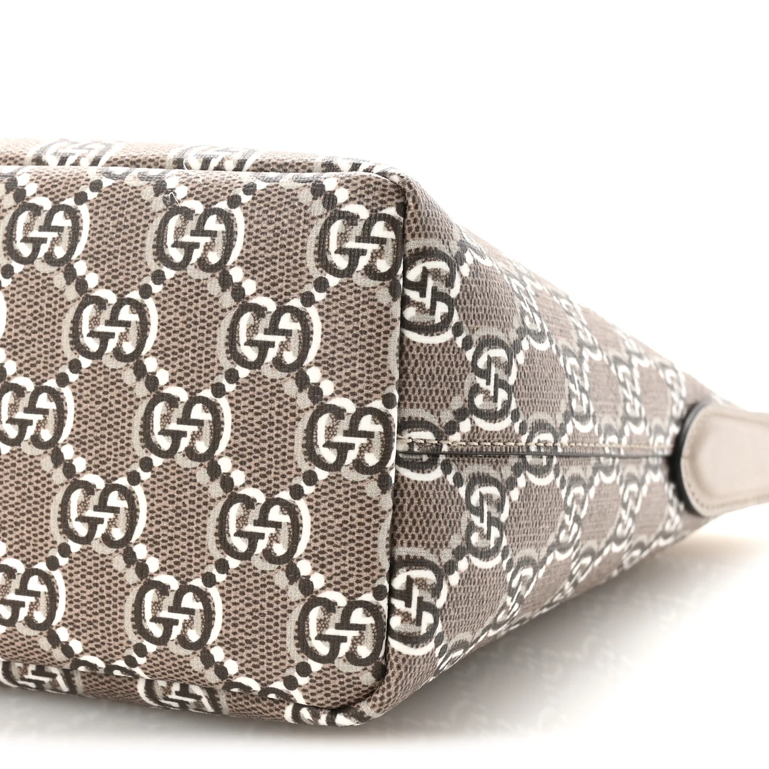 GG Shadow Monogram Super Mini Ophidia Shoulder Bag Taupe - Top Club