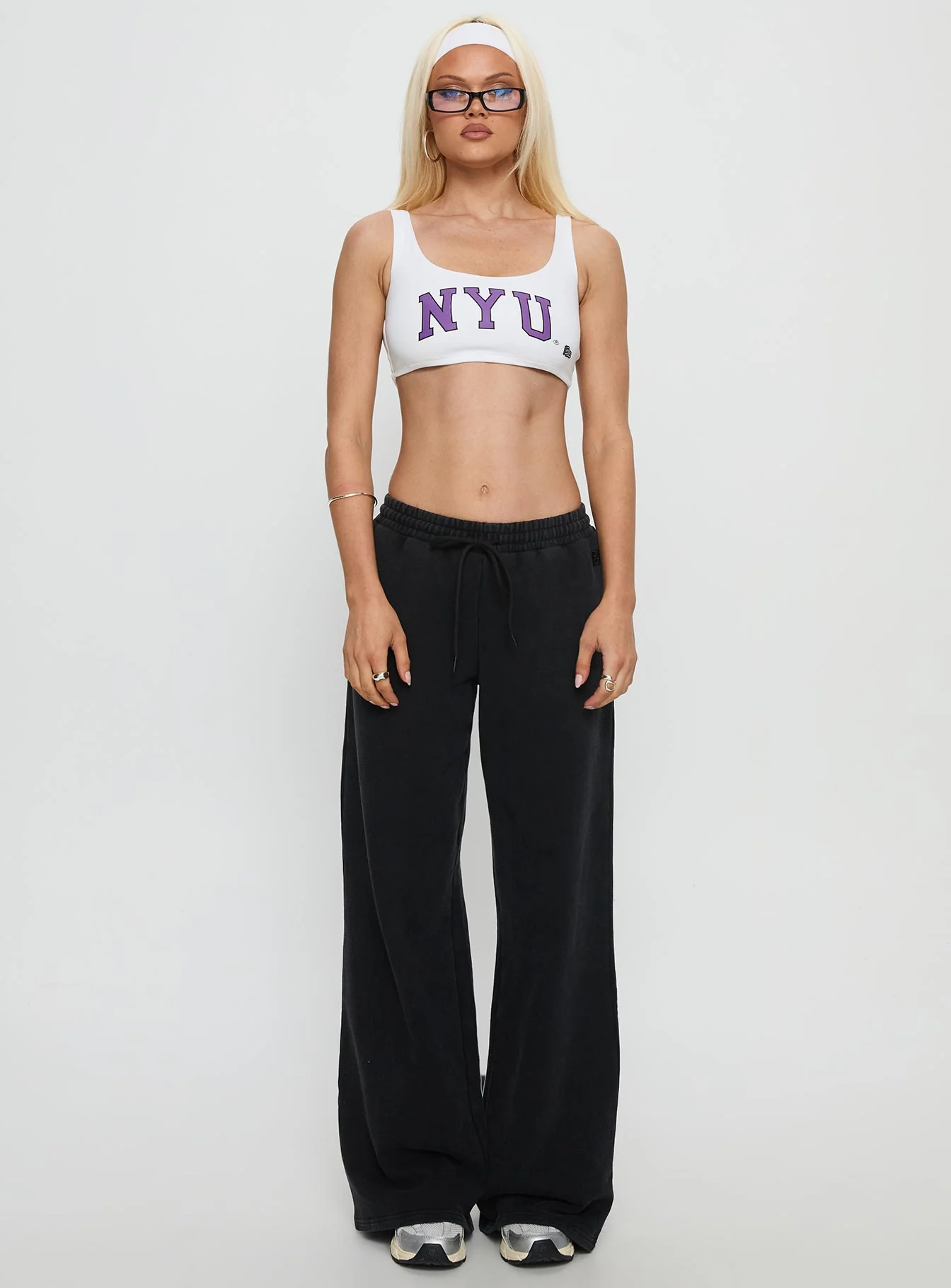 NYU Scoopneck Tank Top White