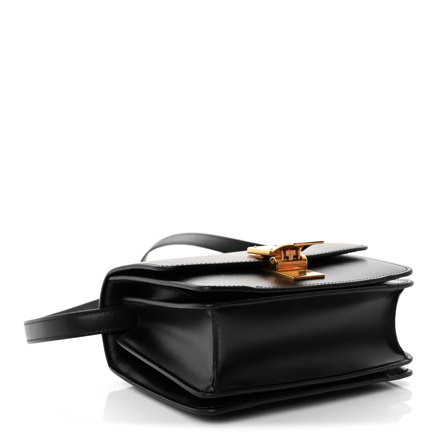 Box Calfskin Small Classic Box Flap Bag Black - Top Club