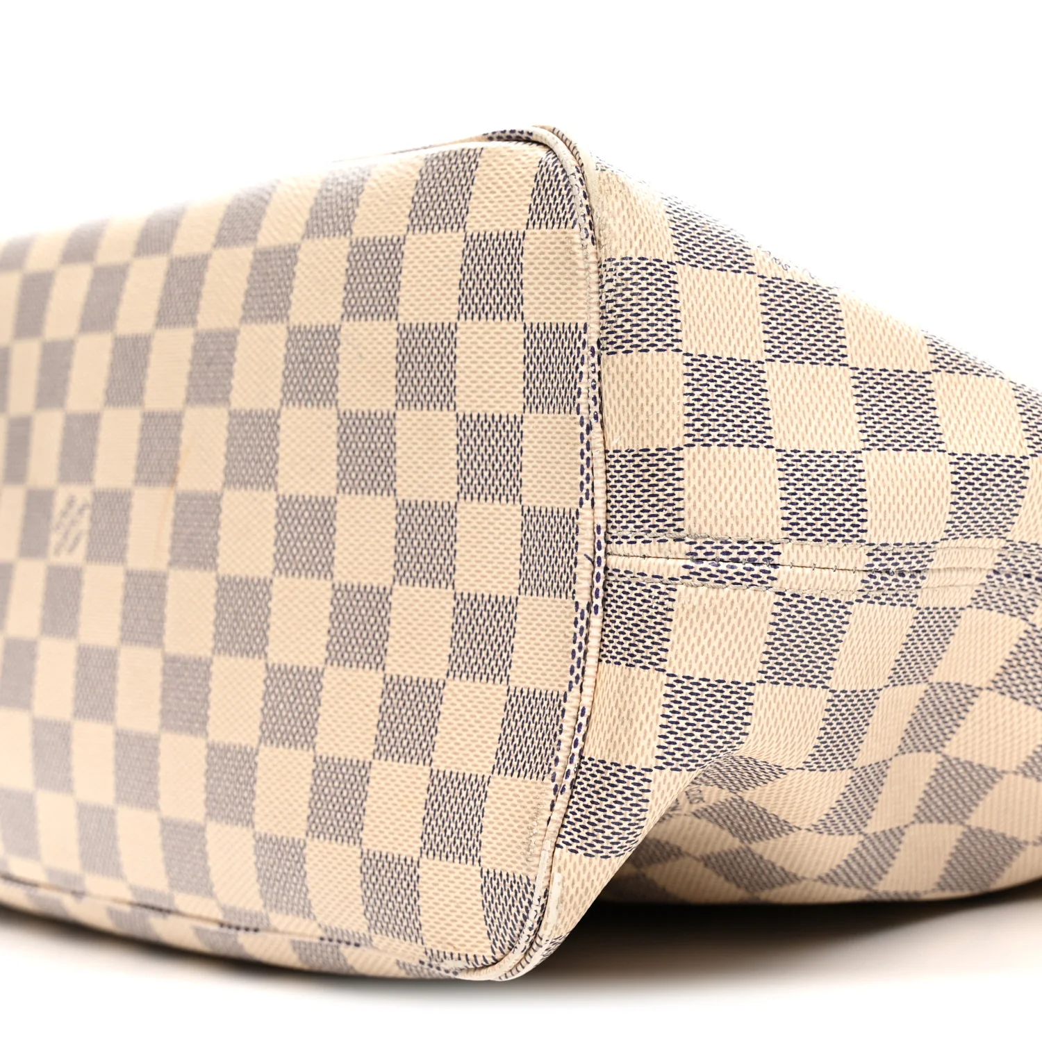Damier Azur Braided Neverfull MM Orange - Top Club