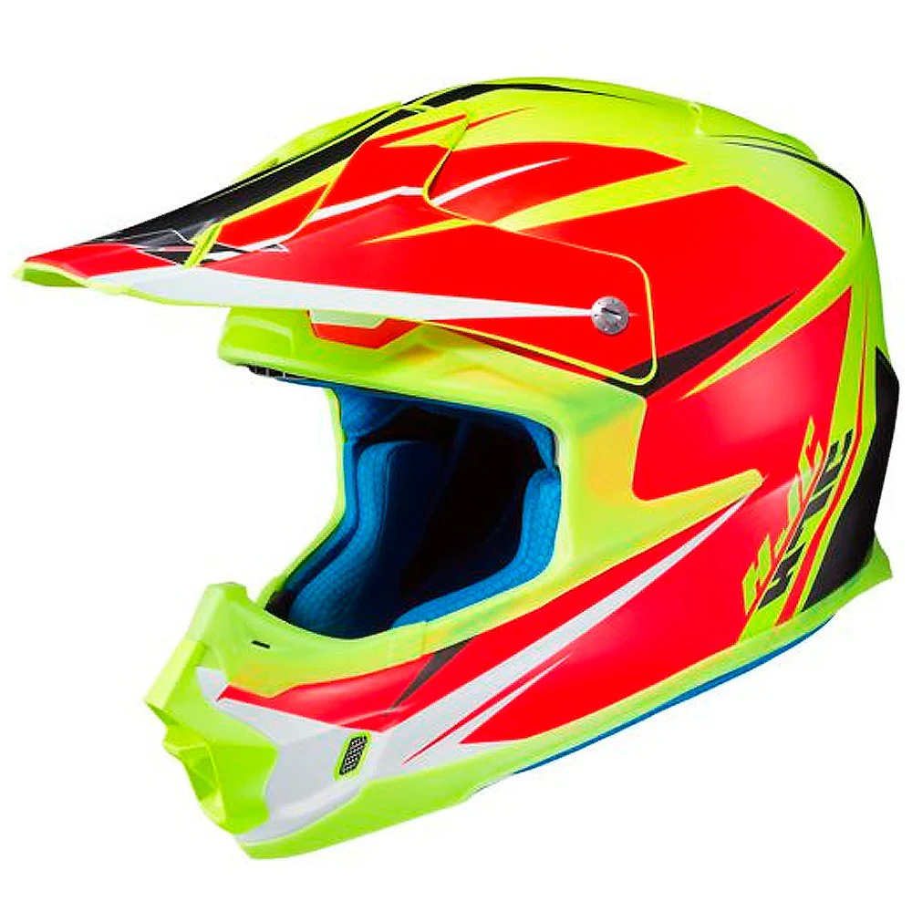 CROSS / ENDURO HELMET HJC FXCROSS AXIS YELLOW / RED