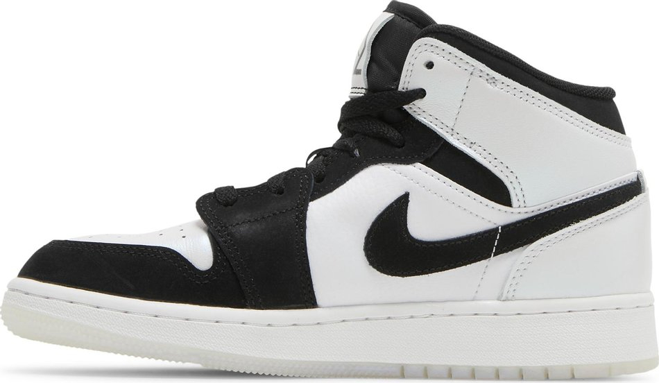Air Jordan 1 Mid SE GS  Diamond  DN4321-100 - Sneaker Replica Workshop