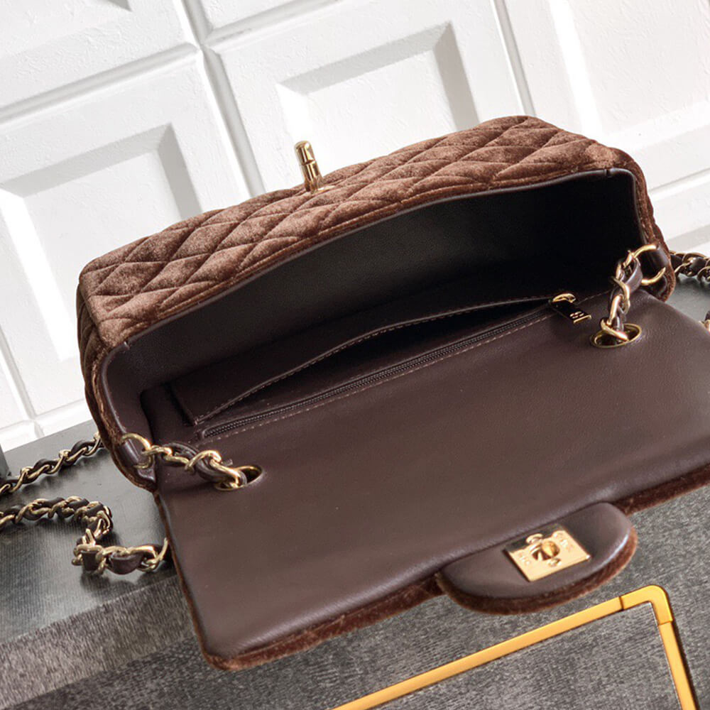 CHANEL SUEDE MINI FLAP BAG(HIGH-END GRADE) - Top Club
