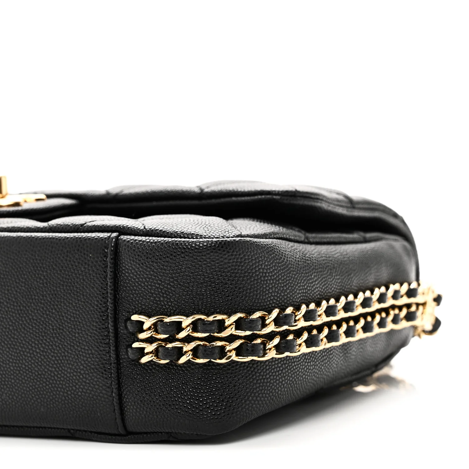 Caviar Quilted Small CC You Flap Black - Top Club