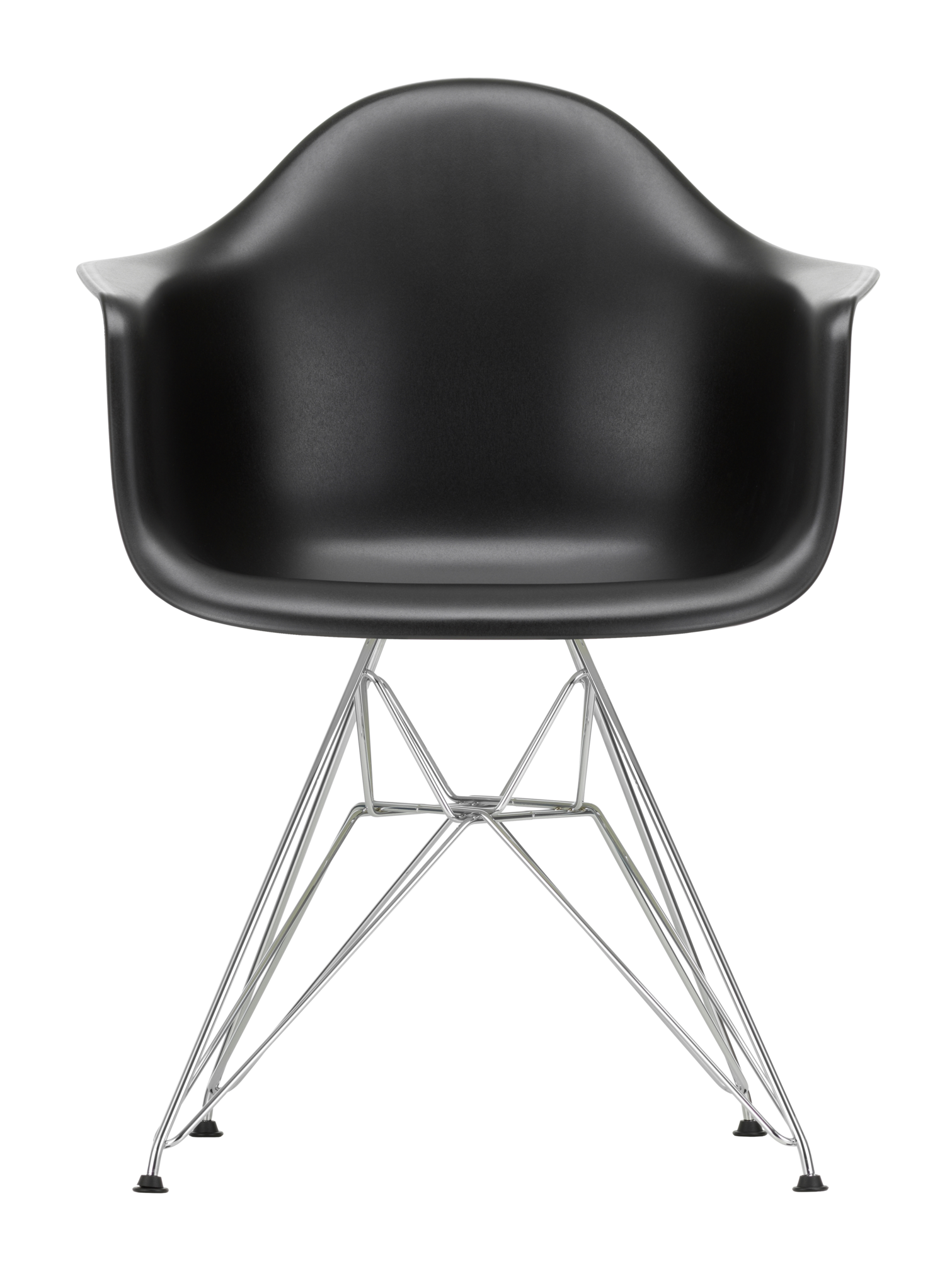 Eetkamerstoel DAR chroom onderstel deep black
