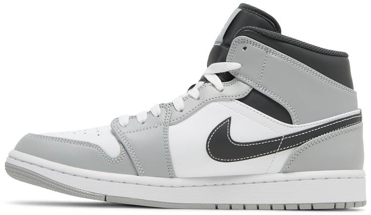 Air Jordan 1 Mid  Light Smoke Grey  554724-078 - Sneaker Replica Workshop