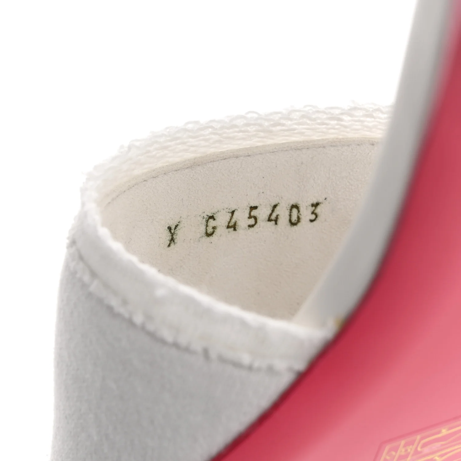 Jersey Knit CC Mules 37 White Fuchsia - Top Club