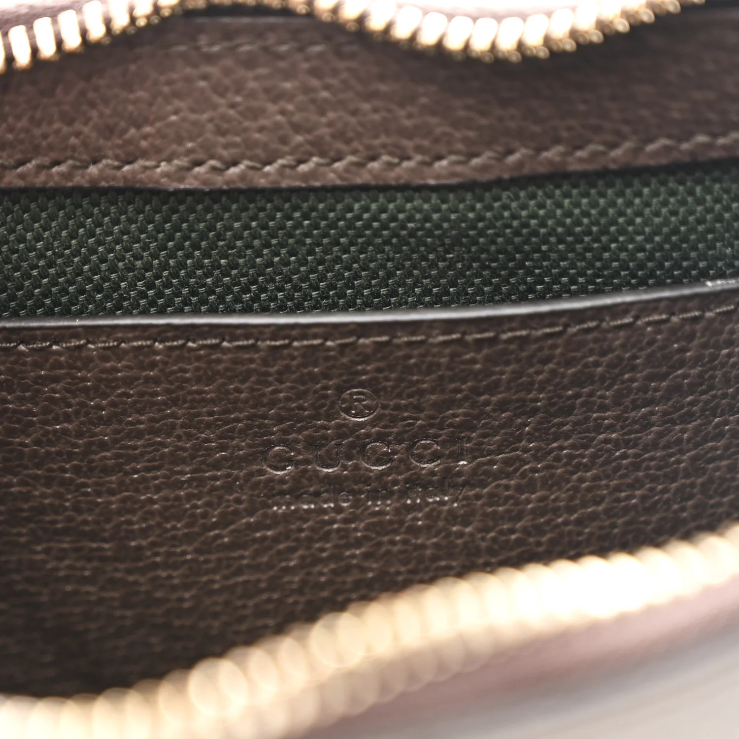 GG Supreme Monogram Textured Dollar Calfskin Web Mini Ophidia Shoulder Bag Beige Ebony New Acero - Top Club