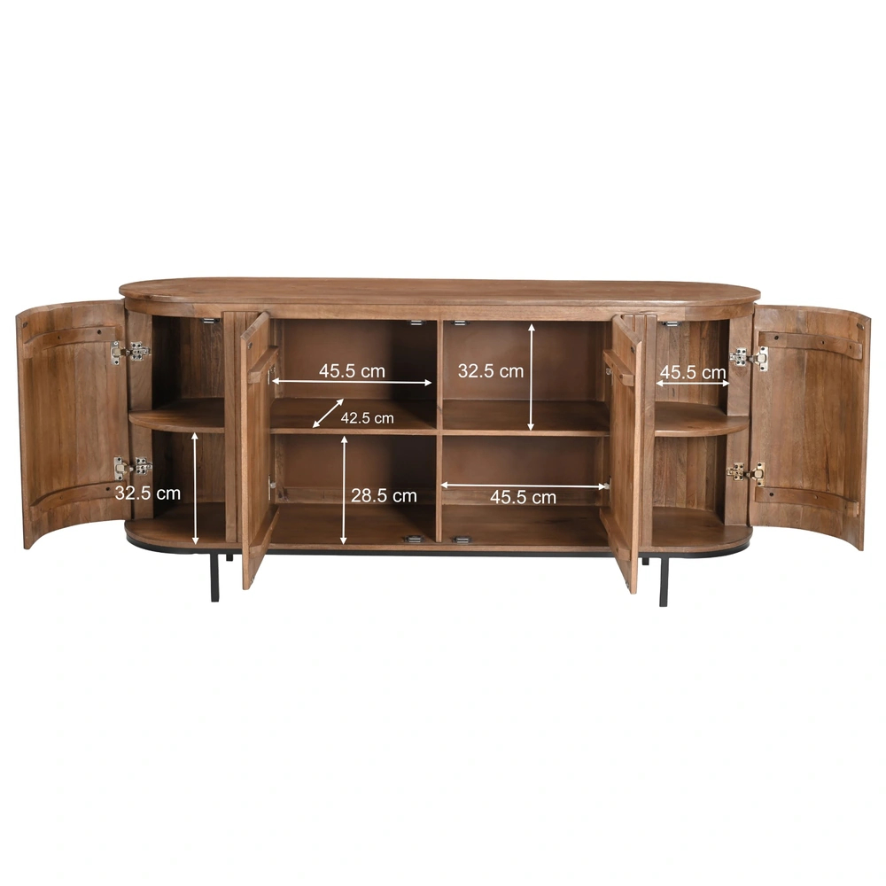 Dressoir Nairo 170 cm naturel