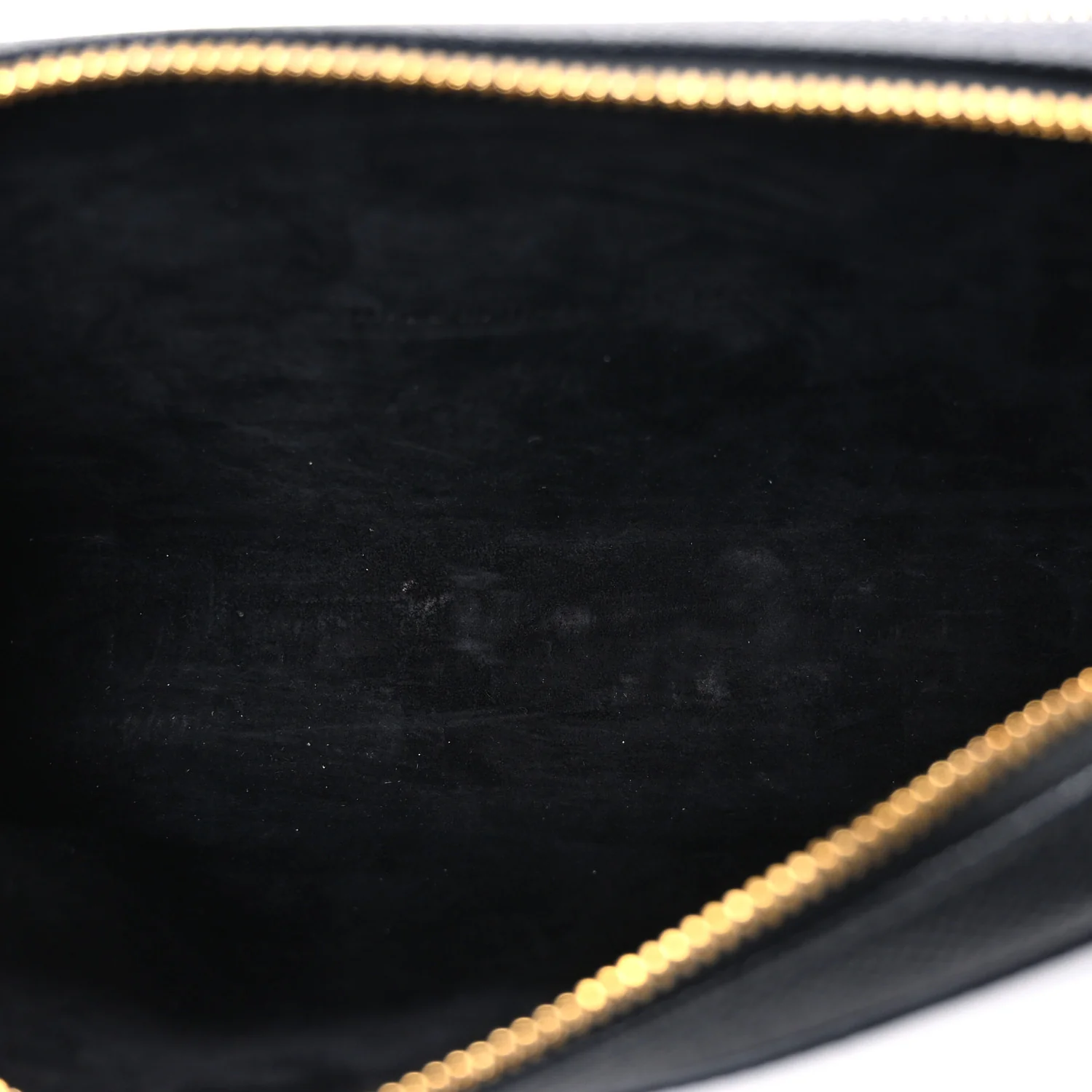 Grained Calfskin Caro Double Pouch Black - Top Club