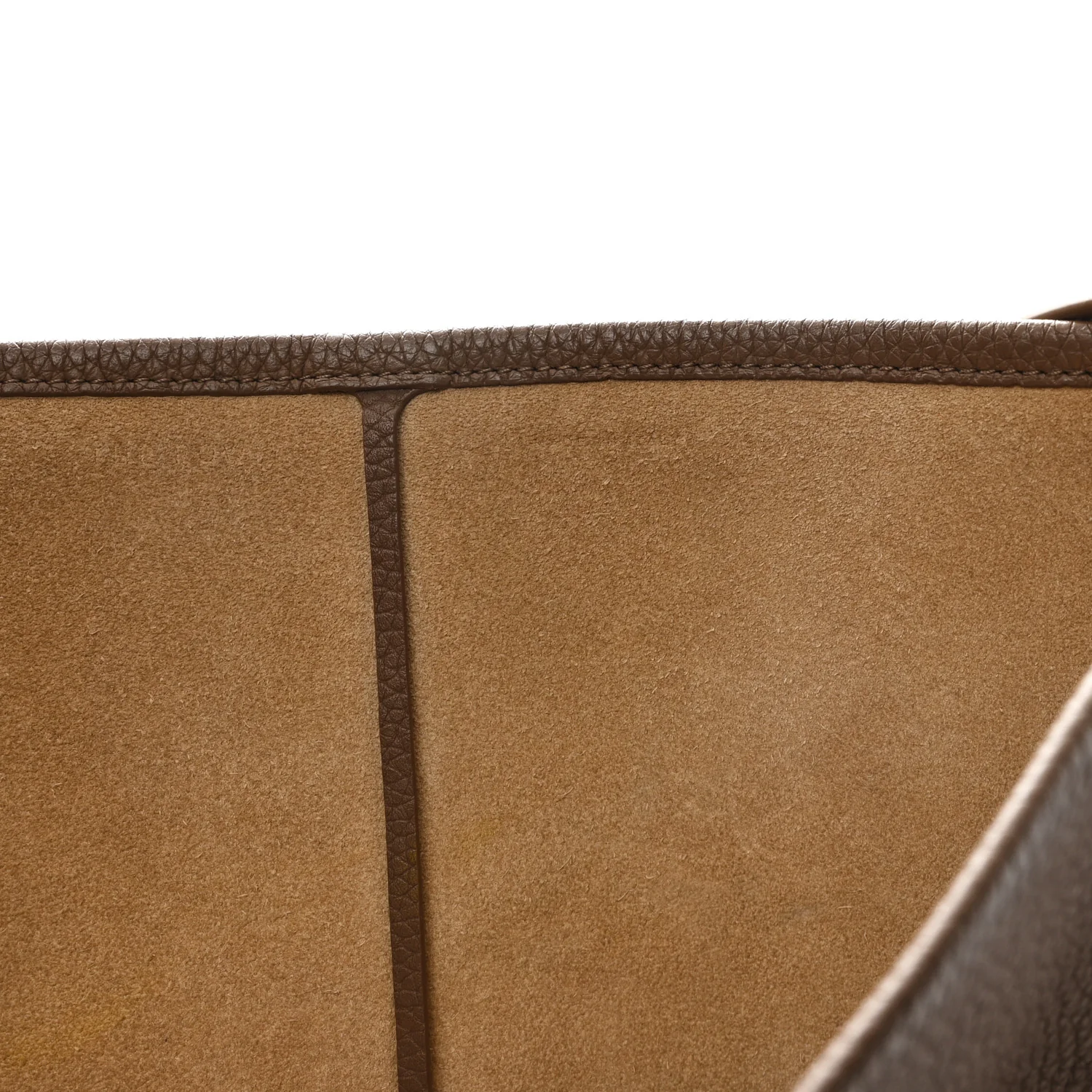 Grained Calfskin Large N/S Park Tote Dark Olive - Top Club