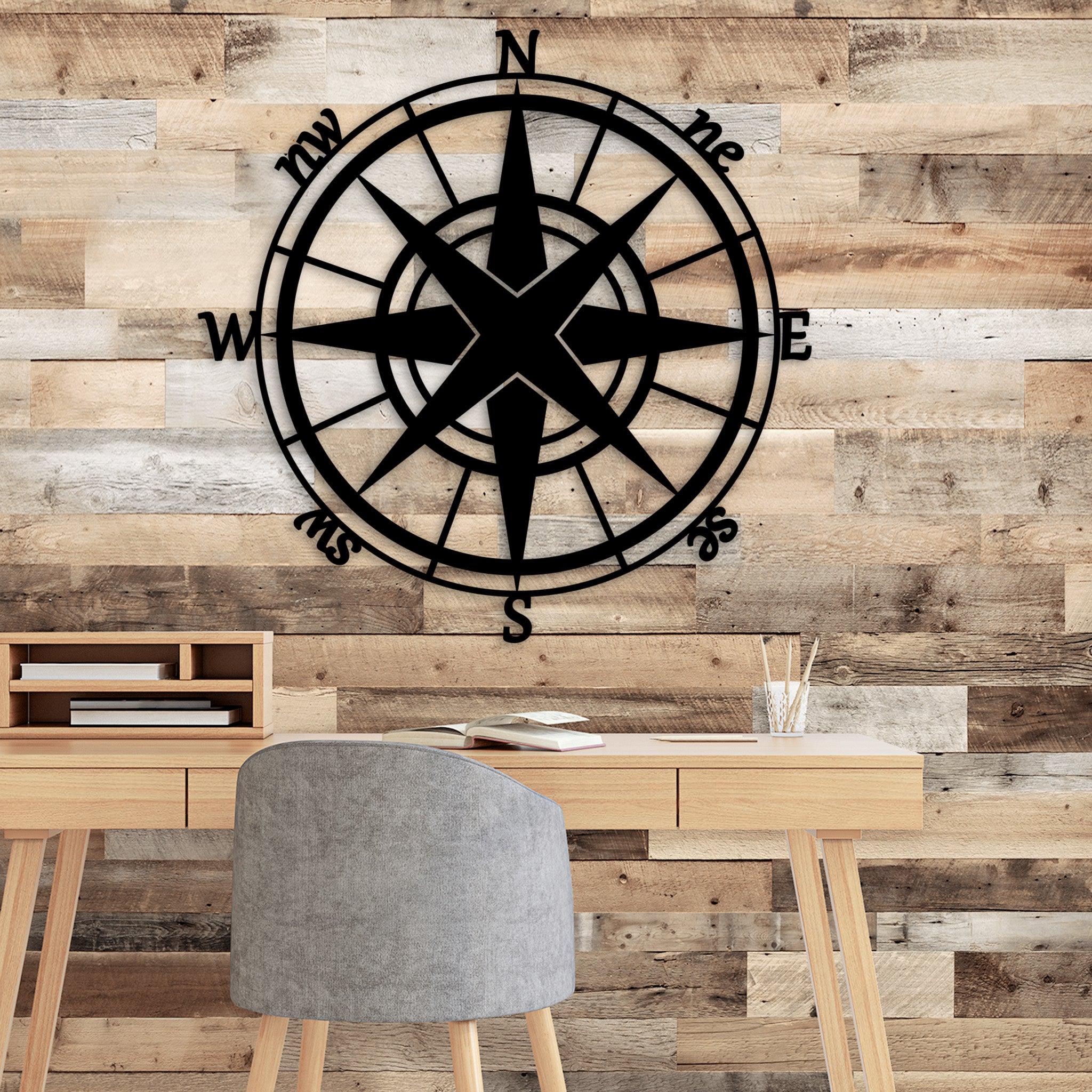 Compass Metal Wall Decor - Alvarez Pro Painting LLC