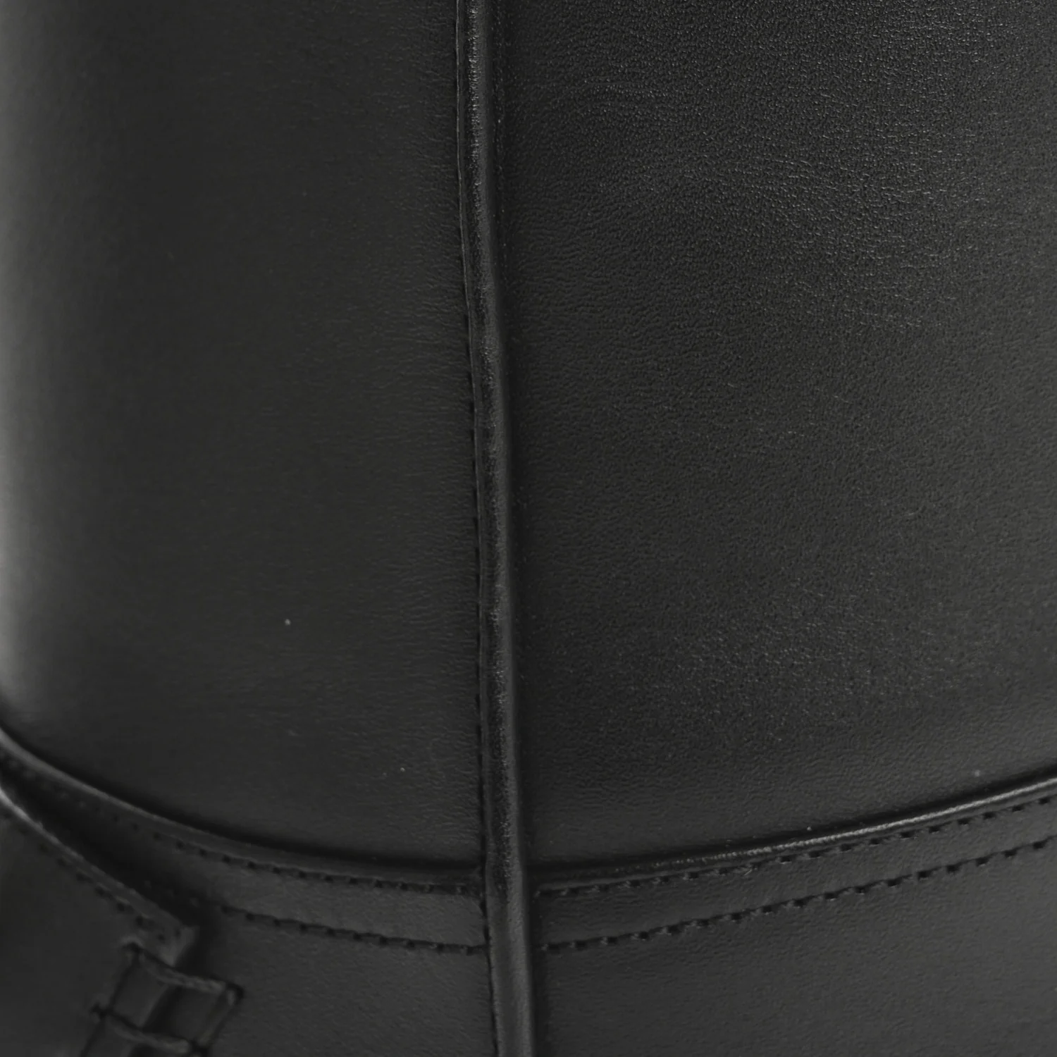 Calfskin Over The Knee Boots 37 Black - Top Club