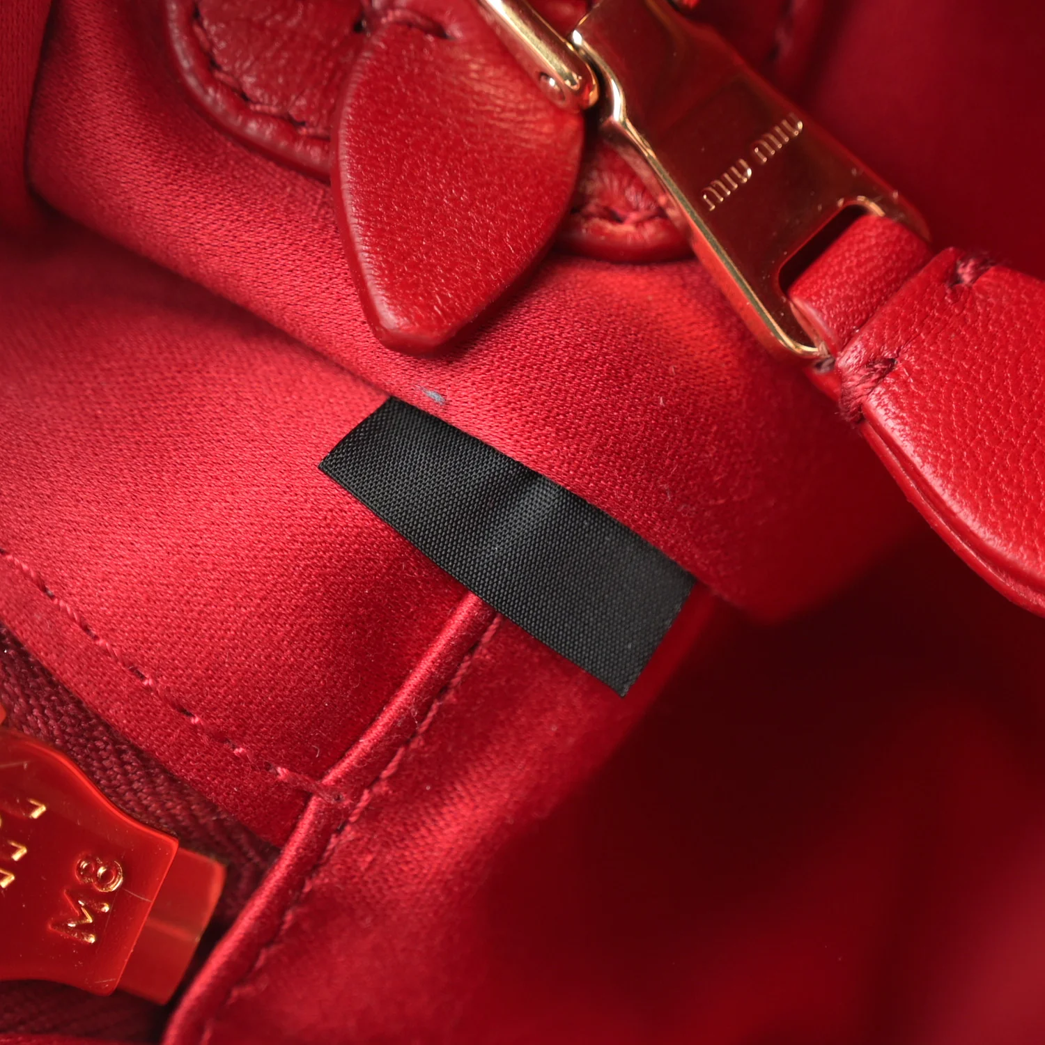 Nappa Matelasse Regular Arcadie Top Handle Bag Rosso - Top Club