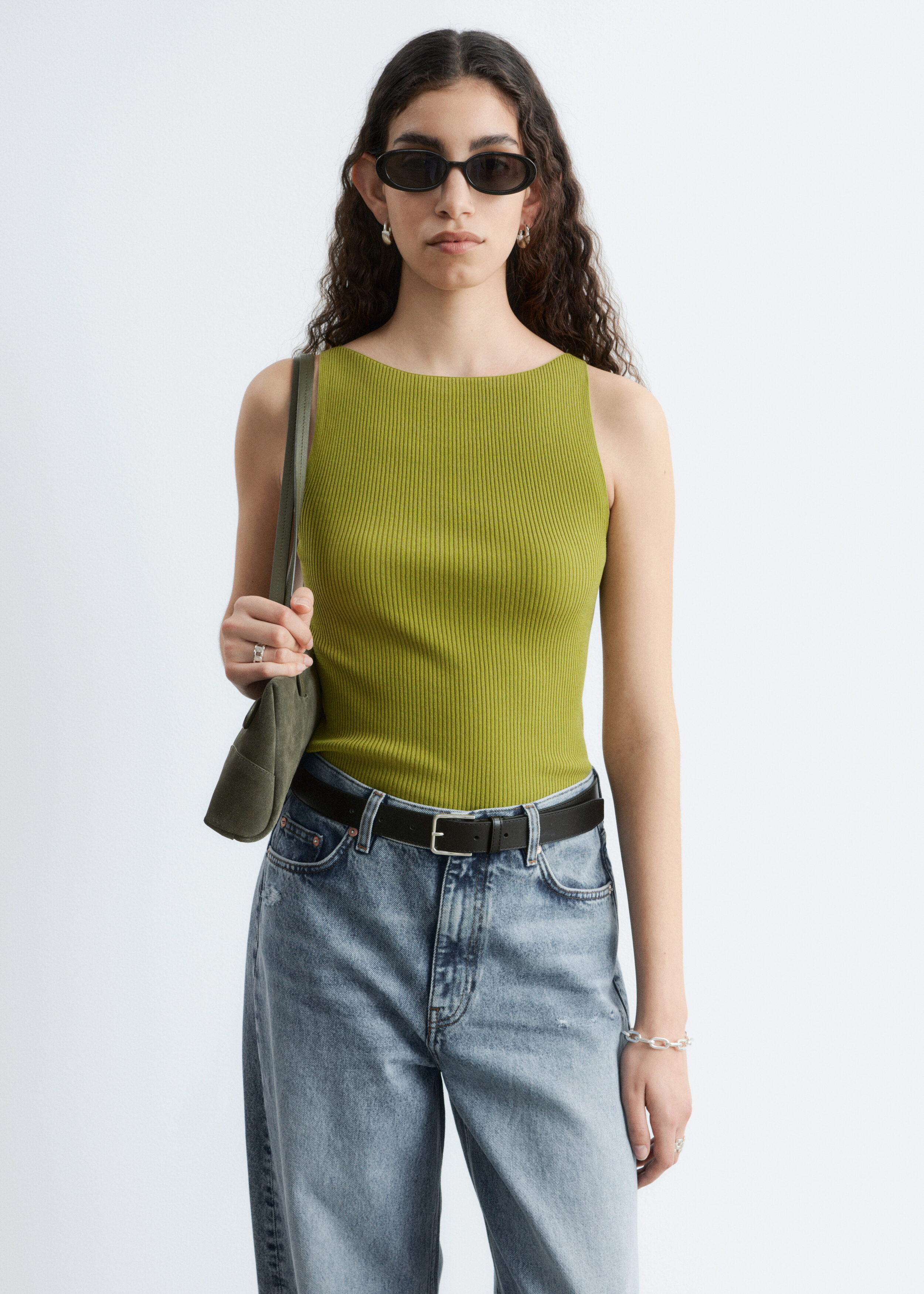 & Other Stories RIB-KNIT TANK TOP